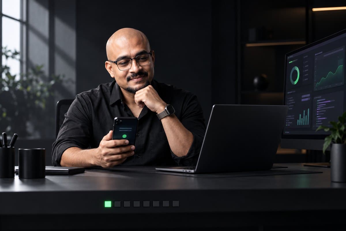 Claude Code-এ এডিট, Vercel-এ ডিপ্লয়, ফোনে অ্যাপ খোলা: আসল ফুটেজ
